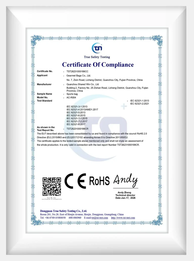 gearmet_sports_bag_ce_rohs_certificate_tst26231000199cc